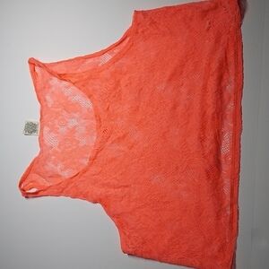 Victoria Secret Pink 100% Polyamide Lace Tank Top Size Small / Petite